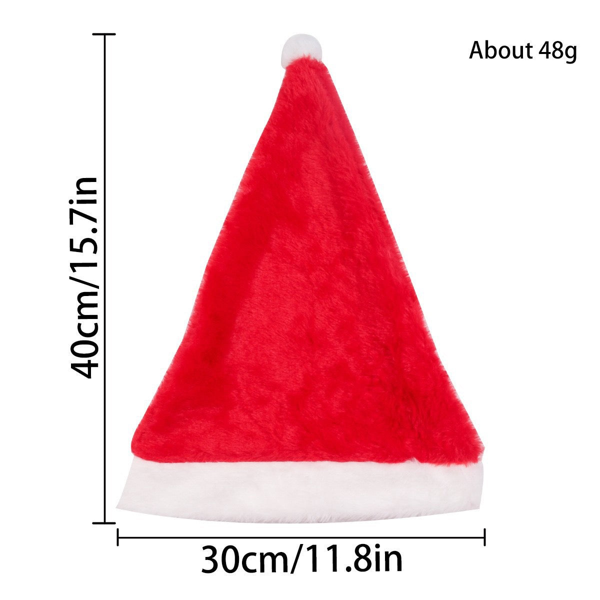 Premium Embroidered Santa Hat – Fast Turnaround Holiday Hat for Christmas, Personalized, High-Quality Festive Wear