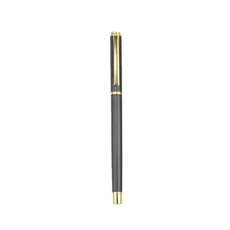 Dark grey Apex 1902 custom metal ballpoint pen for corporate branding
