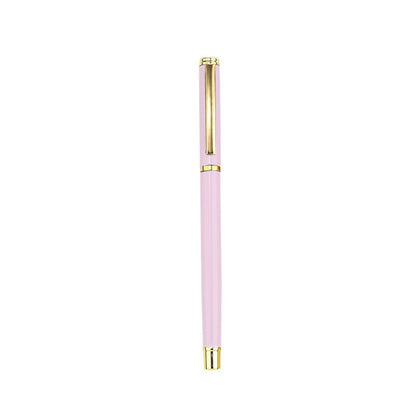 Light pink Apex 1902 custom metal ballpoint pen with logo
