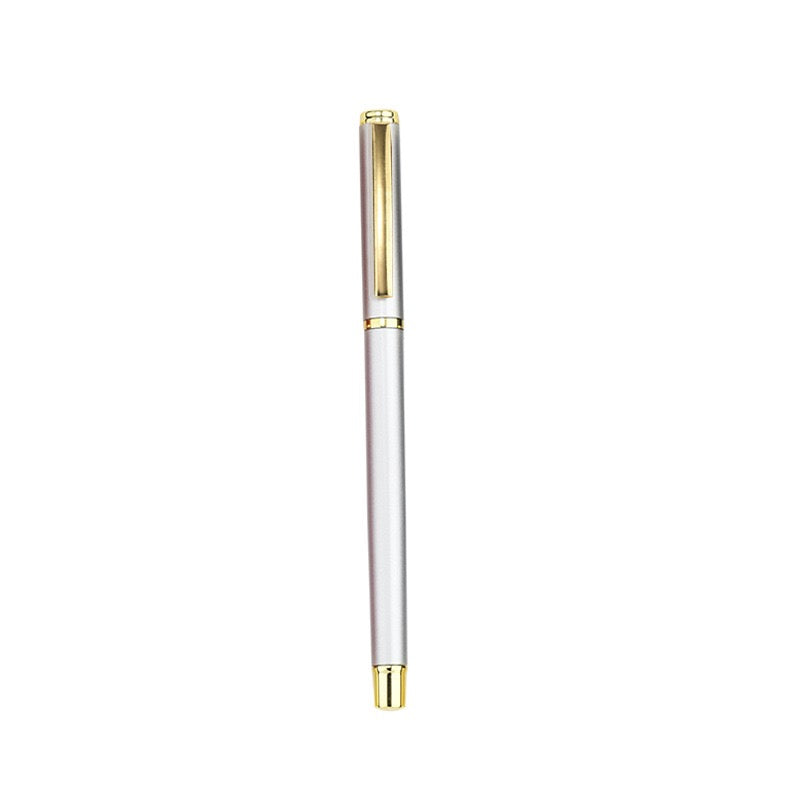 Silver Apex 1902 engraved metal ballpoint pen for corporate gifts
