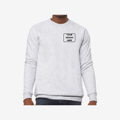 Unisex Sponge Fleece Raglan Crewneck Sweatshirt