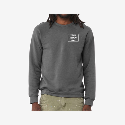 Unisex Sponge Fleece Raglan Crewneck Sweatshirt