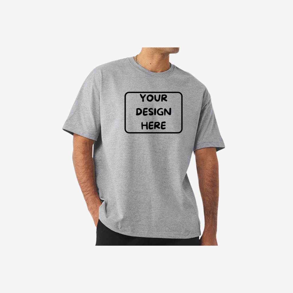 Bella Canvas unisex 7.5 oz heavyweight tee athletic heather custom oversized heavyweight shirt