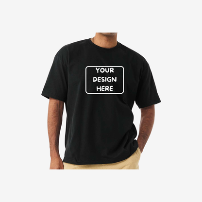 Bella Canvas unisex 7.5 oz heavyweight tee black custom premium streetwear t shirt