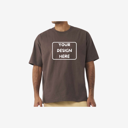 Bella Canvas unisex 7.5 oz heavyweight tee cocoa custom premium lifestyle t shirt