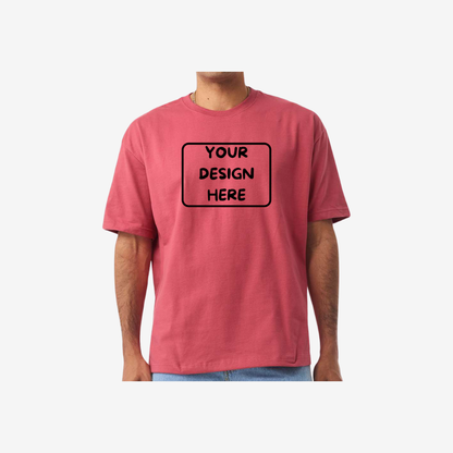 Bella Canvas unisex 7.5 oz heavyweight tee vintage red custom heavyweight graphic tee