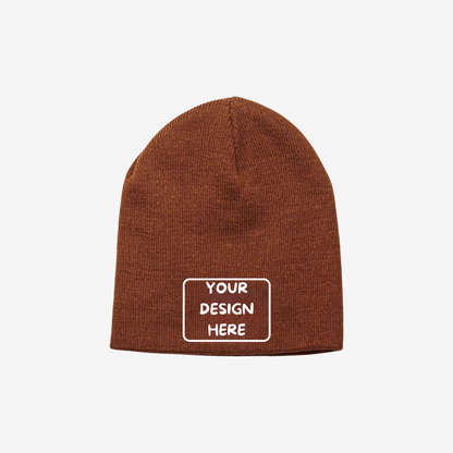 Duck Brown Berne Apparel H149 Heritage Knit Beanie with acrylic rib-knit fabric