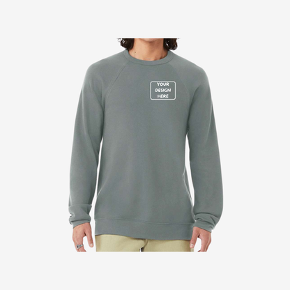 Unisex Sponge Fleece Raglan Crewneck Sweatshirt