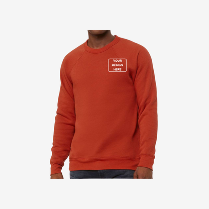 Unisex Sponge Fleece Raglan Crewneck Sweatshirt