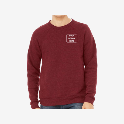 Unisex Sponge Fleece Raglan Crewneck Sweatshirt