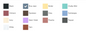 Comfort Colors Lightweight Crewneck Sweatshirt Color Chart – White, Black, Espresso & More at Pro Goodie Promotion, Same-Day Printing