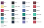 Comfort Colors Heavyweight Ring Spun Long Sleeve Pocket Tee Color Chart – available colors for bulk custom printing, Pro Goodie Promotion