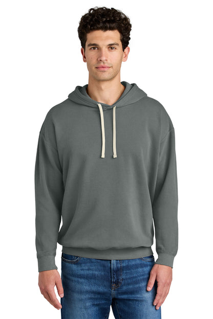 Comfort Colors Lightweight Pullover Hoodie in Grey – 100 pcs Full Color Custom Printing at Pro Goodie Promotion, Same-Day Printing
