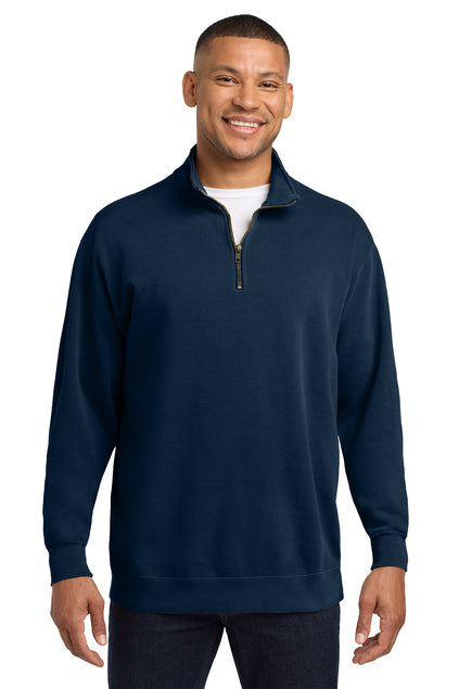 Comfort Colors Ring Spun 1/4-Zip Sweatshirt – True Navy – 100 pcs Custom Printing – Pro Goodie Promotion