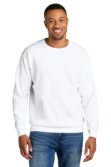 Comfort Colors White Crewneck Sweatshirt Bulk Custom Printing – Pro Goodie Promotion