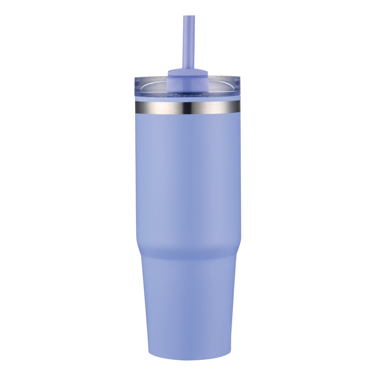 Custom 30oz stainless steel tumbler in lavender with lid and straw – insulated, personalized drinkware with same-day printing for corporate gifts, events, and promotional giveaways – Pro Goodie Promotion San Diego