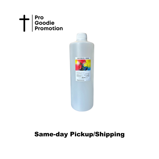 1 L DTF Moisturizer Solution bottle to keep ink system hydrated and prevent printhead clogs for high durability DTF prints – Pro Goodie Promotion San Diego