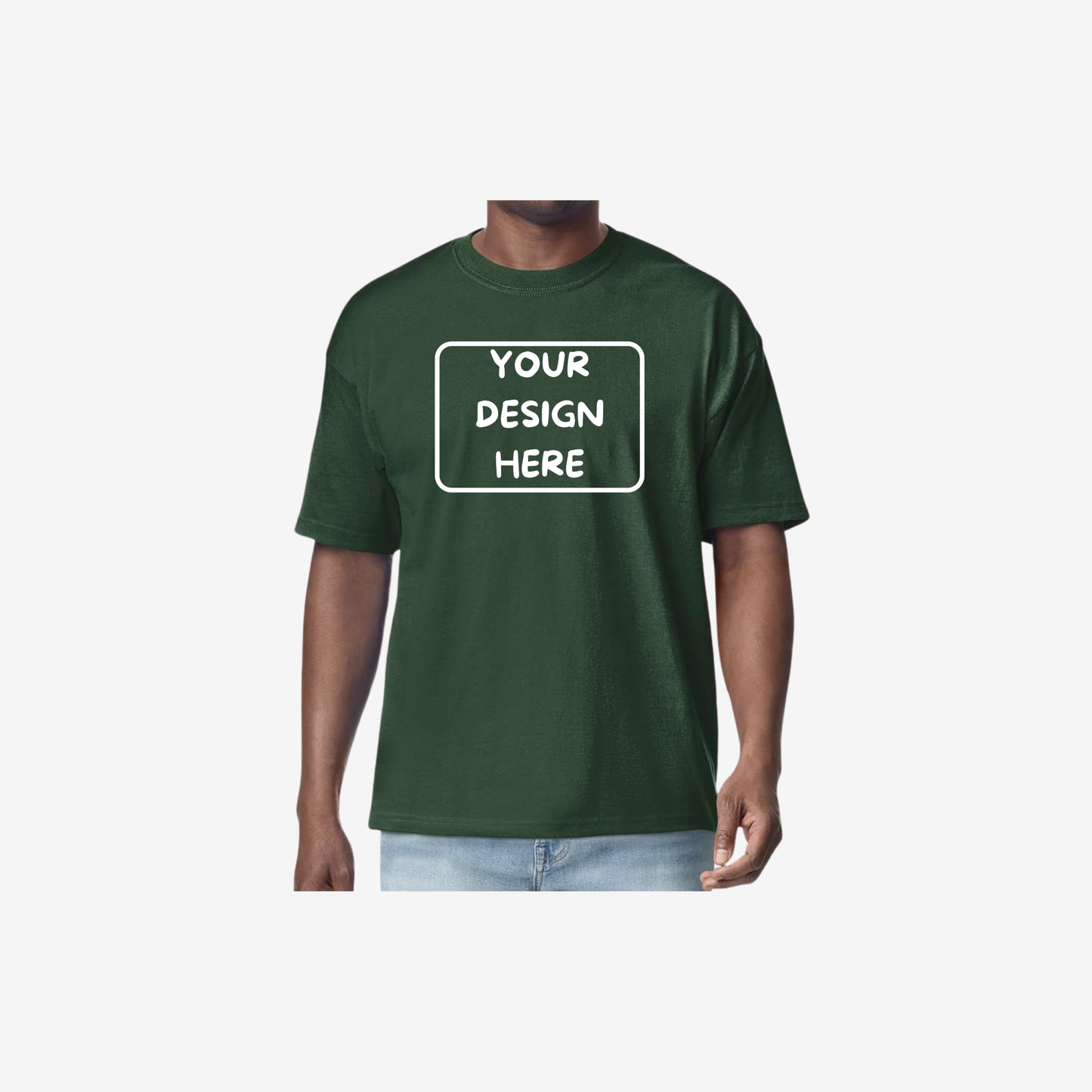 Gildan hammer maxweight t shirt forest green custom heavyweight cotton t shirt