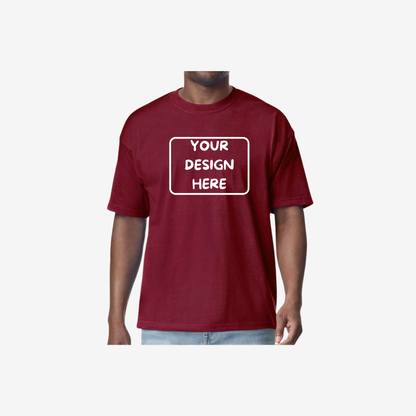 Gildan hammer maxweight t shirt garnet custom premium heavyweight apparel tee