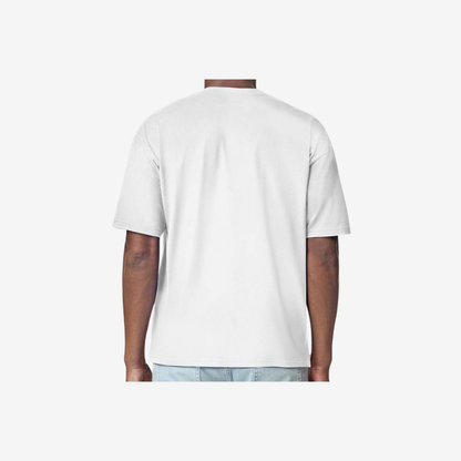 Gildan hammer maxweight t shirt white back view custom premium heavyweight graphic tee