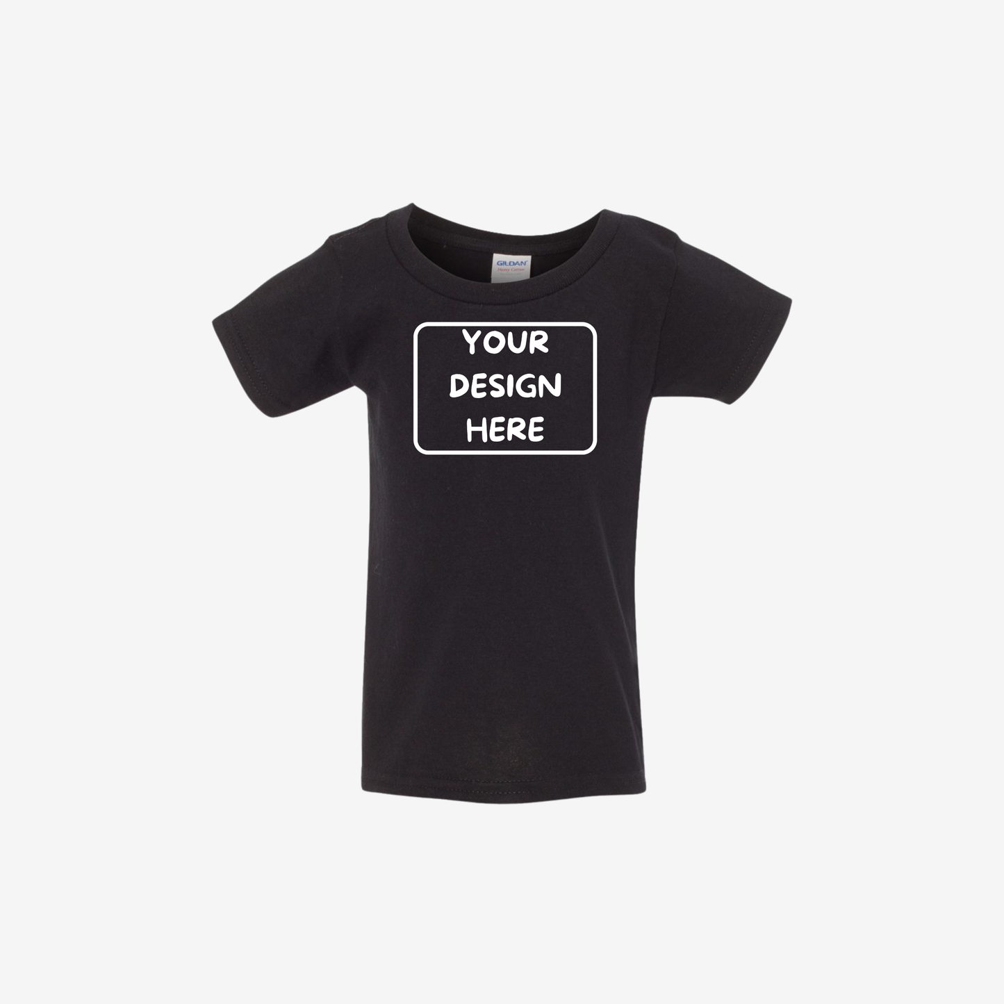 Gildan toddler heavy cotton t shirt black custom kids graphic t shirt