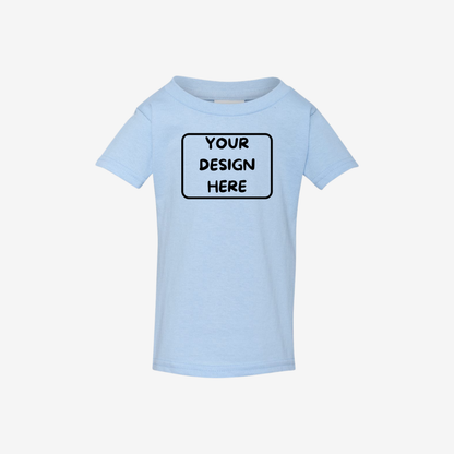 Gildan toddler heavy cotton t shirt light blue custom toddler event shirt