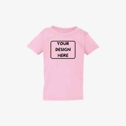 Gildan toddler heavy cotton t shirt light pink custom toddler birthday shirt