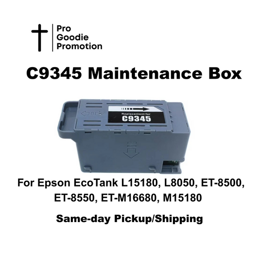 Maintenance Box compatible with Epson EcoTank L15180, L8050, ET-8500, ET-8550, ET-M16680, M15180 printers to prevent waste ink overflow – Pro Goodie Promotion San Diego