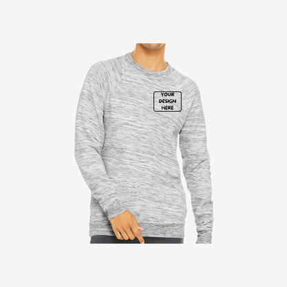 Unisex Sponge Fleece Raglan Crewneck Sweatshirt
