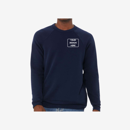 Unisex Sponge Fleece Raglan Crewneck Sweatshirt
