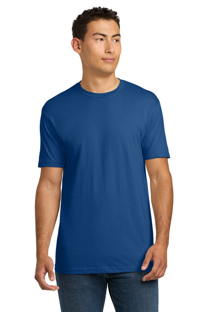 Next Level Apparel Adult Cotton Tee in True Royal – premium bulk custom tees with free shipping