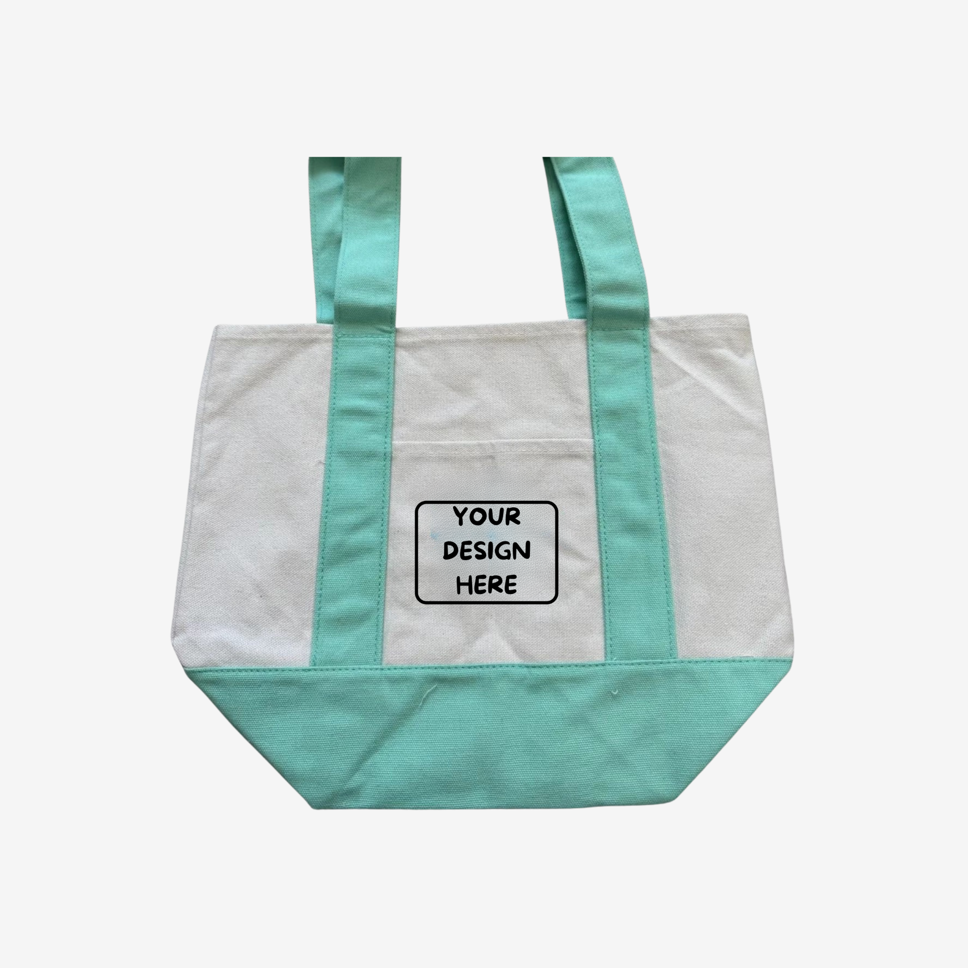 Personalized cotton tote bags with custom logo printing or embroidery for schools, churches and promotional giveaways.