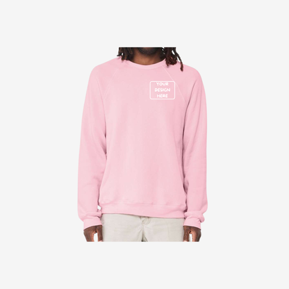 Unisex Sponge Fleece Raglan Crewneck Sweatshirt