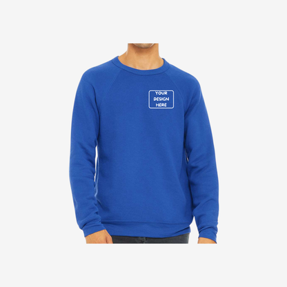 Unisex Sponge Fleece Raglan Crewneck Sweatshirt