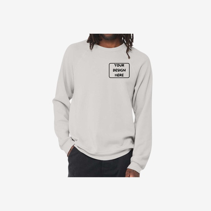 Unisex Sponge Fleece Raglan Crewneck Sweatshirt