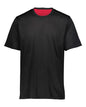 Youth Mesh Reversible Jersey – Augusta 1603 in black and scarlet red, reversible youth team jersey by Pro Goodie Promotion