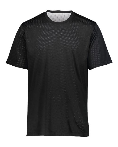 Youth Mesh Reversible Jersey – Augusta 1603 in black and white, custom sports jersey by Pro Goodie Promotion