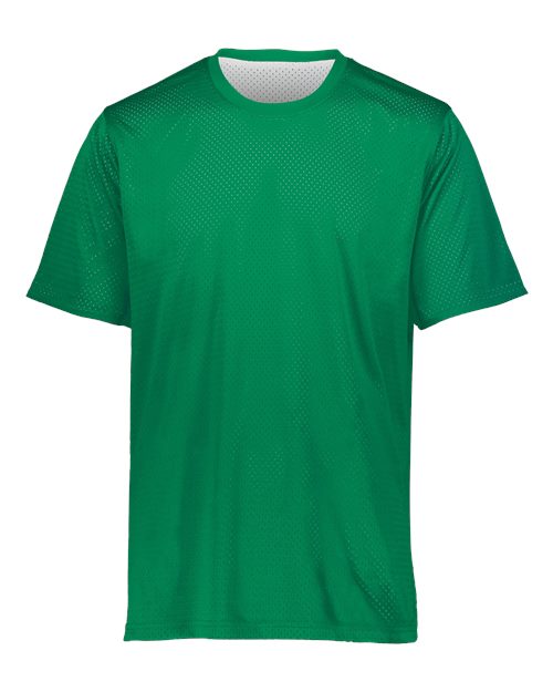 Youth Mesh Reversible Jersey – Augusta 1603 in kelly green and white, custom reversible team jersey by Pro Goodie Promotion