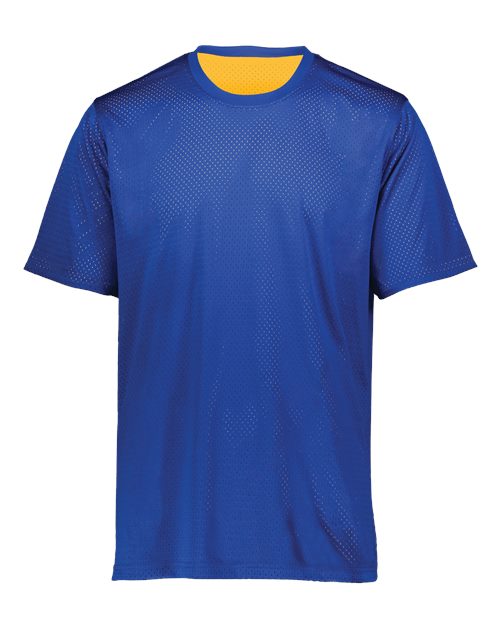 Youth Mesh Reversible Jersey – Augusta 1603 in royal blue and gold, custom reversible youth jersey by Pro Goodie Promotion